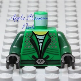 NEW Lego Ninjago GREEN NINJA MINIFIG TORSO - Lloyd ZX Minifigure Upper 9450