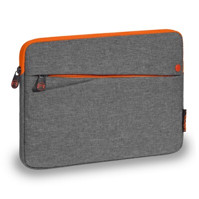 PEDEA Tablet Tasche 9, 10 - 11 Zoll Hülle Case Sleeve mit Zubehörfach, grau