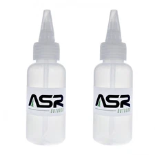 ASR Outdoor 2 Pack 3oz Gold Snuffer Sniffer Squeeze Bottles for Gold Panning