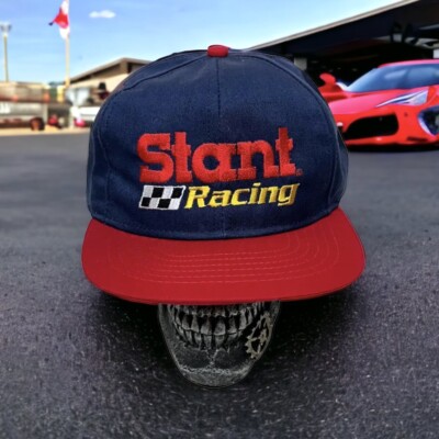Stant Racing SnapBack Trucker Blue & Red Hat Cap Swingster U.S.A. NOS Vintage