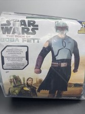 Star Wars Adult Book of Boba Fett Dress Up Play Costume Size SD 32-34 Jazwares