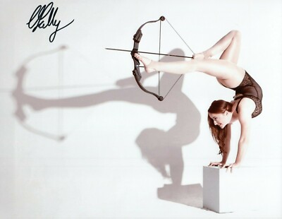 Orissa Kelly Signed 8x10 Photo #178 Archery Contortionist Britain's Got Talent 