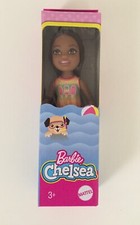 Mattel 2020 Barbie AA Chelsea Beach Doll Popsicle Swimsuit NEW NRFB
