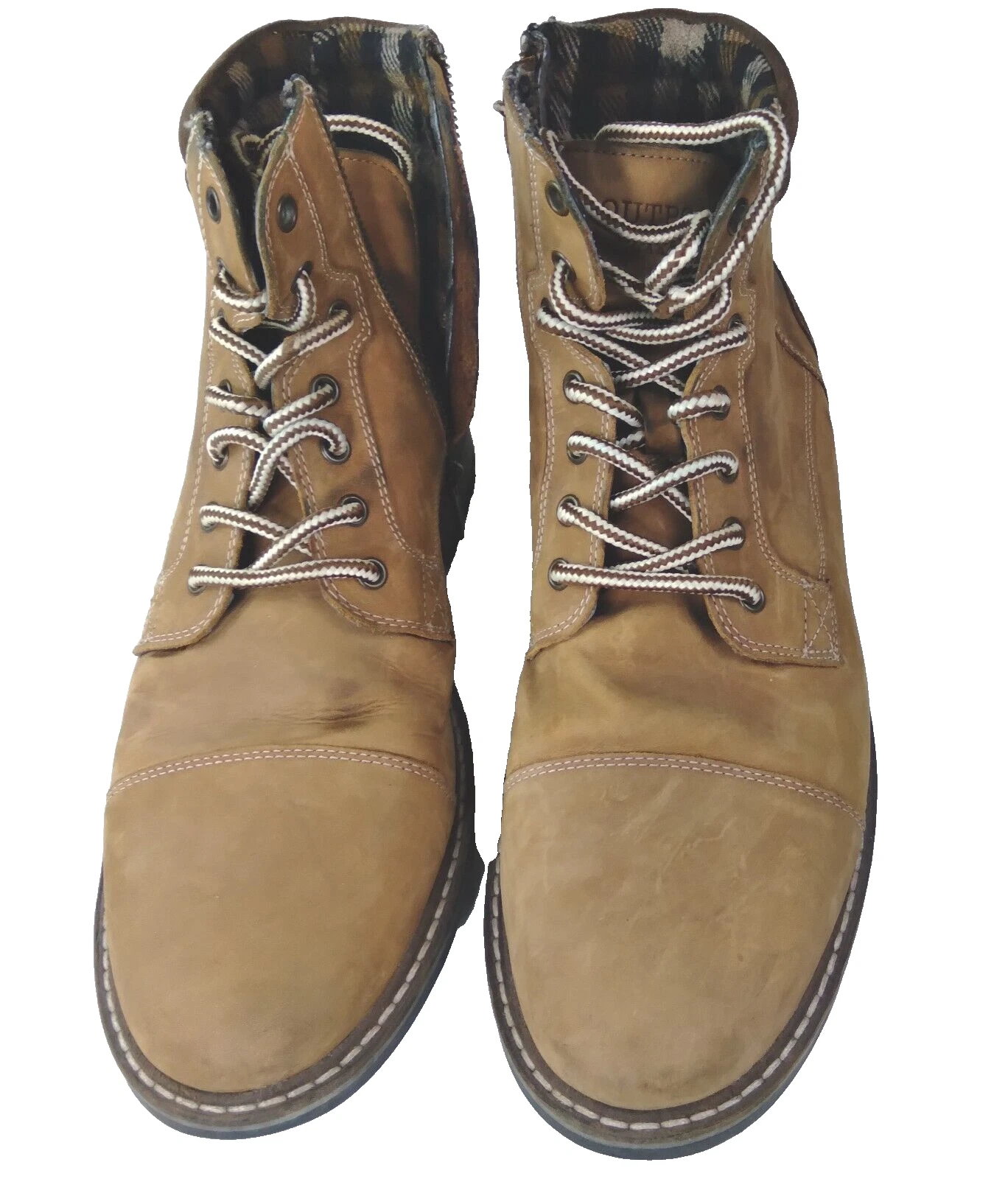 Outpost Makers Leather Mens Boots Size 12 Tan Morrow Camping Outdoors