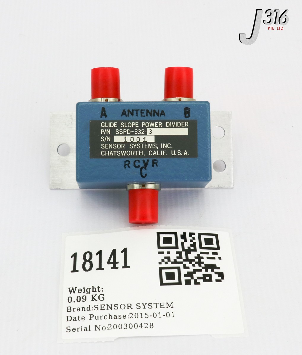 18141 SENSOR SYSTEM GLIDE SLOPE POWER DIVIDER SSPD-332-3