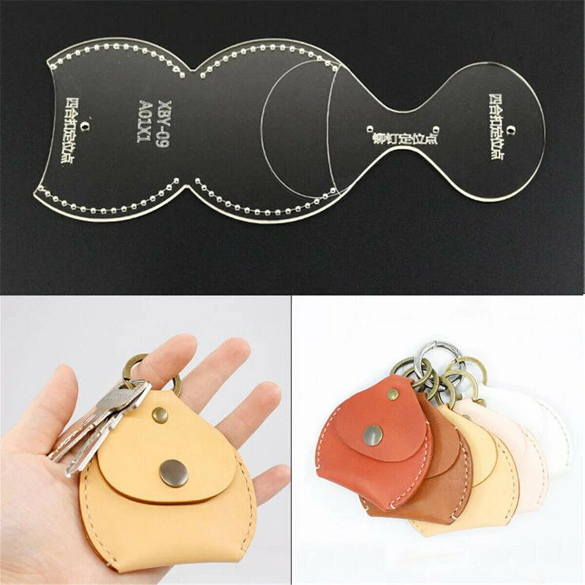 Leather coin 2024 purse pattern