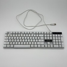 ChonChow 1910B Gaming Keyboard LED White Wired