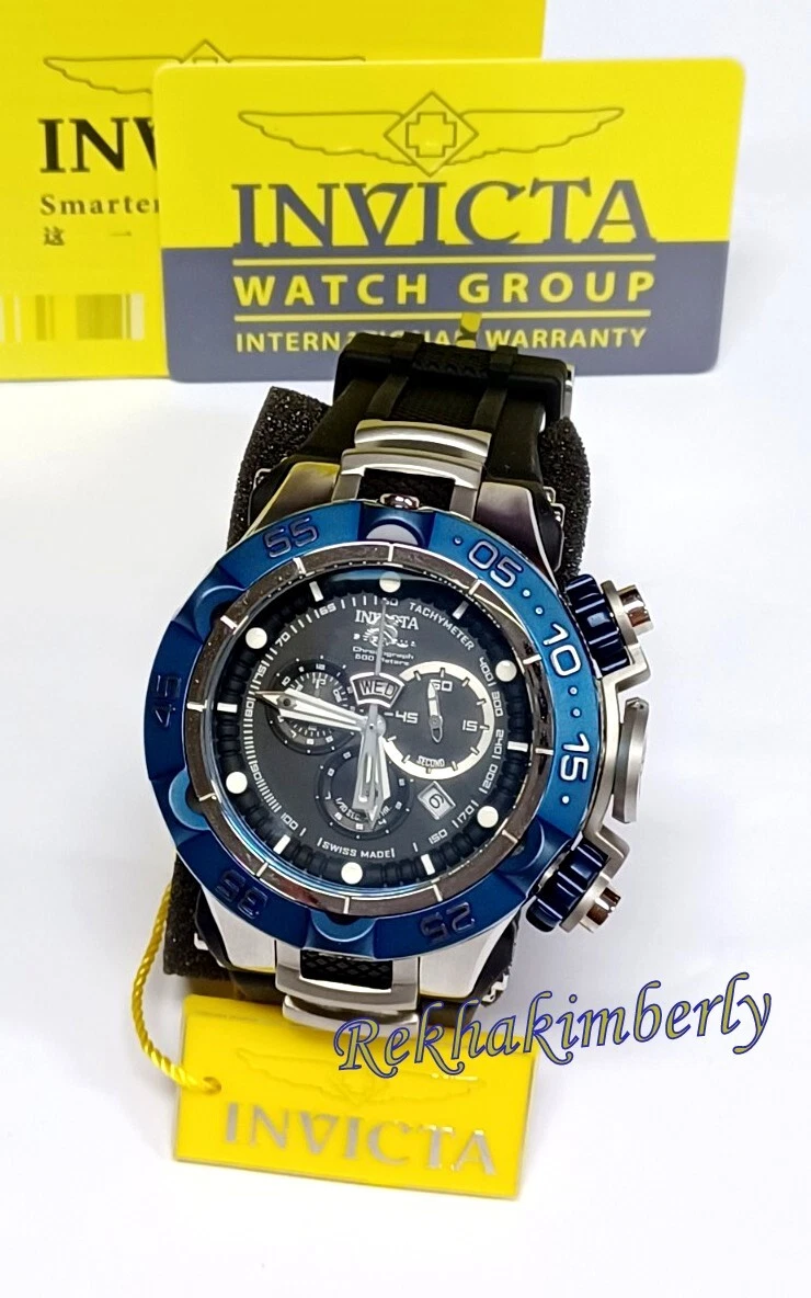 Invicta 12881 Subaqua Noma V Watch 50mm Steel Blue Bezel Swiss Quartz | eBay