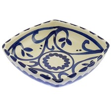Deep Square Tapas Dish Bowl 11 cm Traditional Spanish Handmade Ceramic Pottery