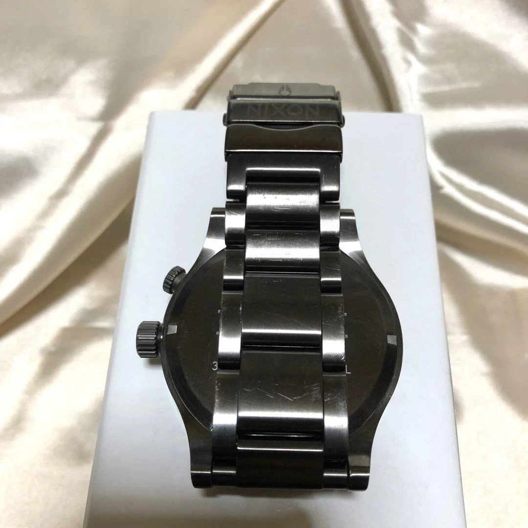 Nixon 51-30 Tidegraph Gunmetal Red Men's Analog Watch | eBay