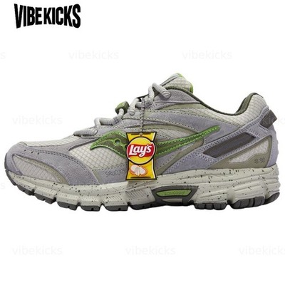 LAY'S x Saucony Cohesion 2K Running Shoes Unisex Gray Green S79019-16 Men New
