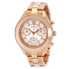 Swarovski Octea Lux Sport Chronograph Quartz Crystal Silver Dial Ladies Watch