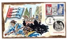 C120 French Revolution 45c Airmail 1989 FDC - Wild Horse Hand-Painted ONLY 20