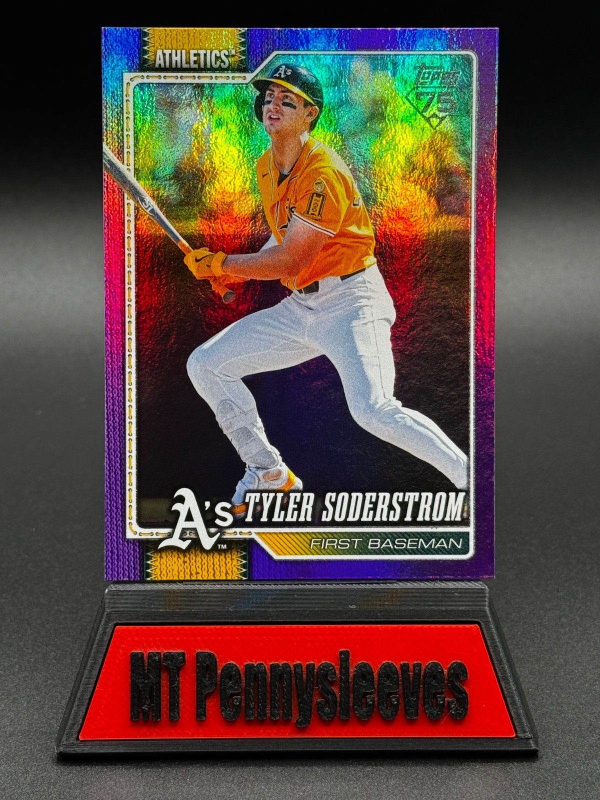 2026 Topps Series 2 Tyler Soderstrom #564 - Purple 195/250 - Athletics