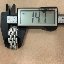 Chiusura doppia deployant per orologio Cartier Panthere 15mm acciaio