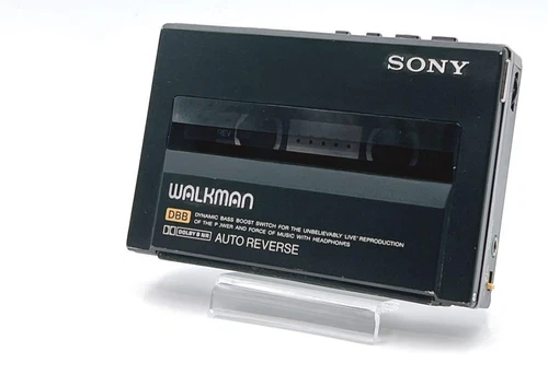 Sony Walkman WM-150 Cassette Player Black Portable Audio 1988 Retro Japan