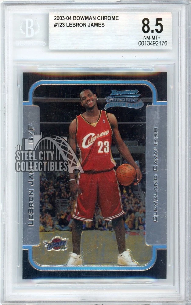 貴重　Lebron James Bowman Chrome RC BGS9 Bowman LeBron James Basketball Rookie Sports Trading Cards