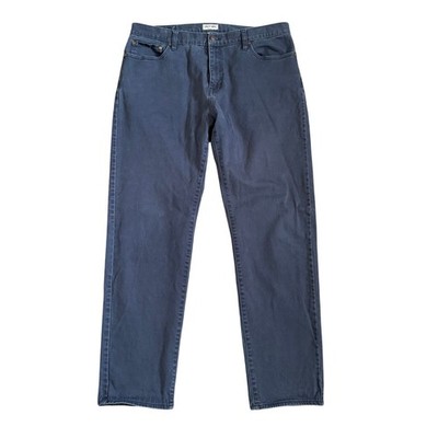 Line of Trade Pants Blue Cotton Workwear Outdoor Trousers Mens SEE MEASUREMENTS