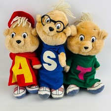 Vintage Alvin and the Chipmunks Plush Set Alvin Simon Theodore Ideal Toy 1983
