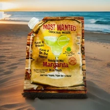 Most Wanted Margarita Mix/with Agave in a Spouted Pouch-Each Makes Pack of 1