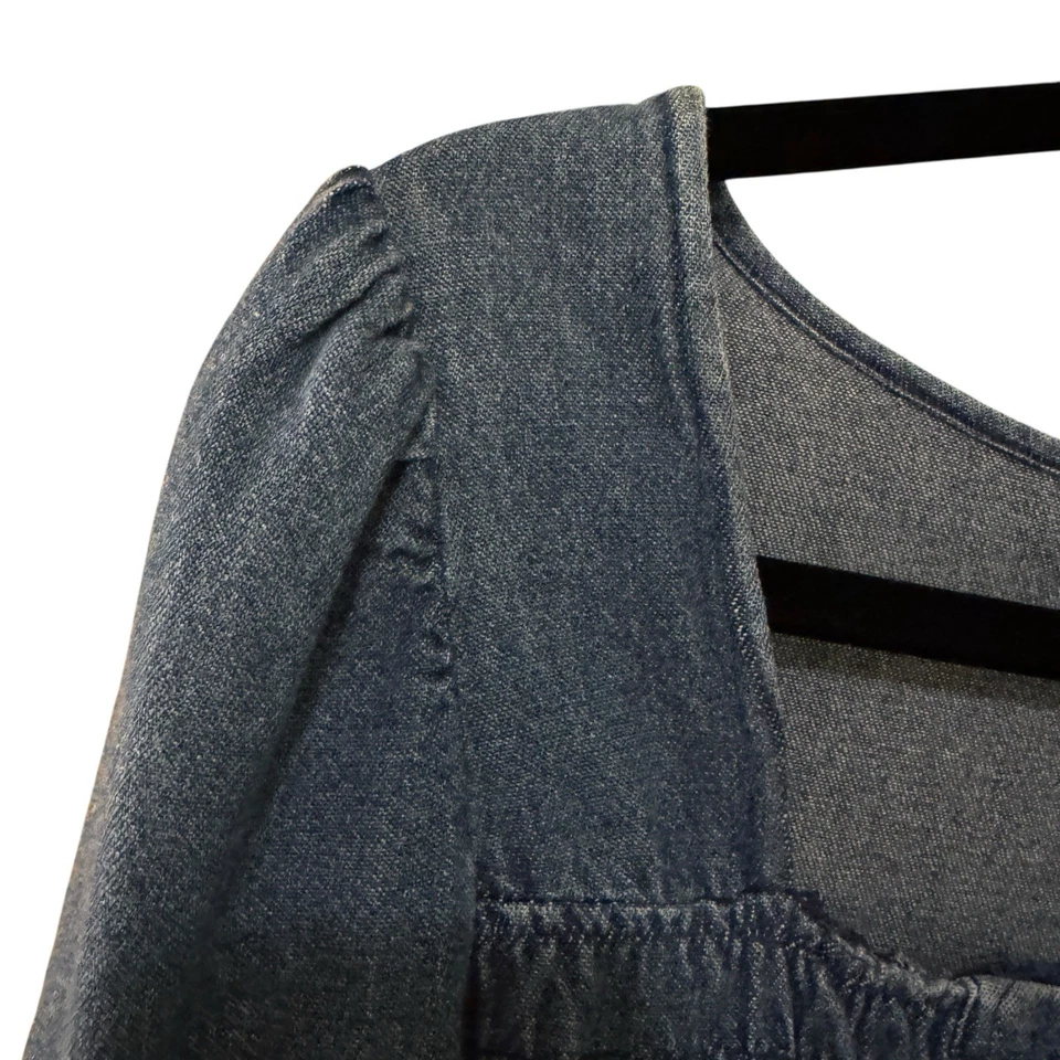 Vintage Western Lace Up Corset Top Long Sleeve Cropped Cottagecore Bodycon M - Image 4 of 4