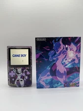 Custom Mewtwo USB C Rechargeable Nintendo Gameboy Color Mod W/ Matching Box