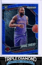 2024-25 Panini Prizm Black Jamal Shead Rookie Blue Shimmer #16/35 F52