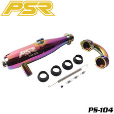 Powerstar Ps-104 18 Buggy Exhaust Pipe Efra 2202 Rainbow Plating Rc Part