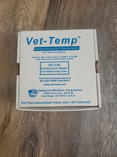 Vet Temp Instant Animal Ear Thermometer VT-110