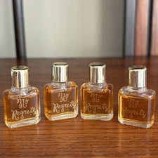 4X Alexandra de Markoff No Regrets Perfume EDP 0.06 fl oz/1.7ml Mini New Vintage