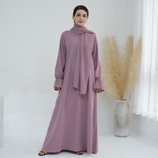 Women Muslim Abaya Dress Islamic Dubai Hooded Maxi Caftan Plus Size Kaftan Robe