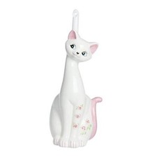 Sunart SAN1708 Cute Miscellaneous Goods Lovely Pottery Cat Toilet White Cat