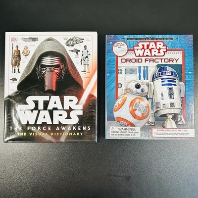 Star Wars Droid Factory Build Book BB-8, R2-D2 & C-3PO + Visual Dictionary