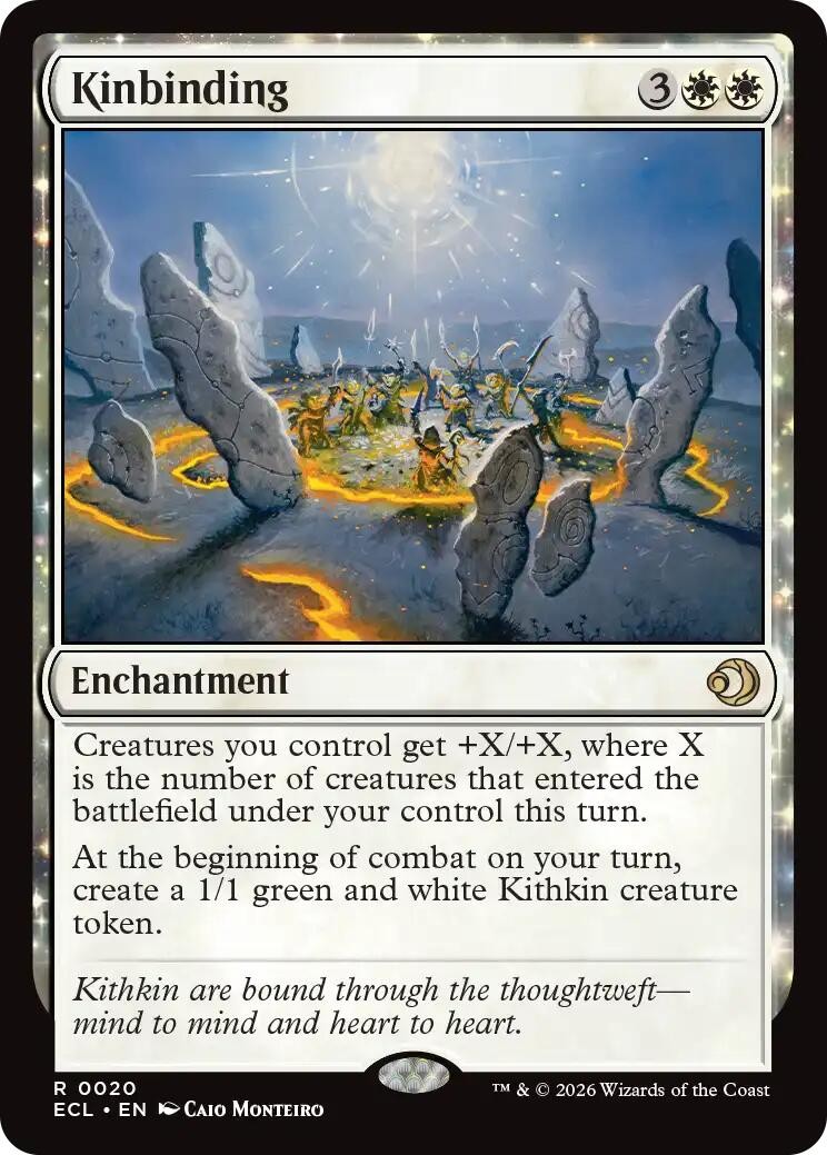 Kinbinding Rare 20 ECL Lorwyn Eclipsed NM