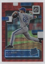 2022 Panini Donruss Optic Rated Rookie Red Pandora Prizm 17/99 AJ Alexy #61 0zz3