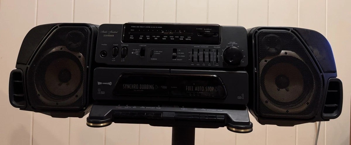 Fisher Portable Stereos & Boomboxes with Headphone Jack for sale
