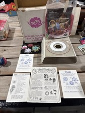 Vintage 1990 Tuft-Tee Maker Super Deluxe Kit 930 Partial Set w/Box Papers