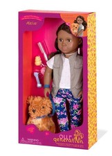OUR GENERATION Malia Puppy 18" Matching Doll Pet Set w/Accessories NEW