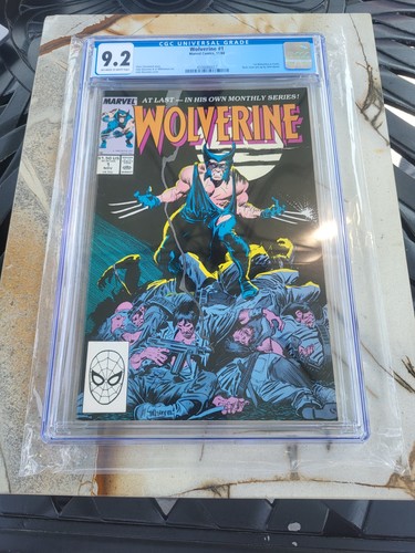 Wolverine #1 CGC 9.2 1st Appearance Patch Ongoing Series (1988)