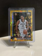 2025-26 Topps Chrome Sapphire Gold /50 Dylan Harper #252 Rookie Spurs
