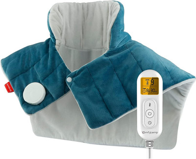 Comfytemp Heating Pad for Neck and Shoulders and Back, 2.6Lb Weighted Electric H