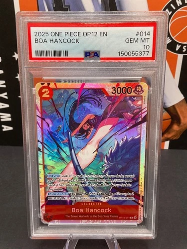 2025 One Piece EN OP12-014 Boa Hancock PSA 10 GEM MINT