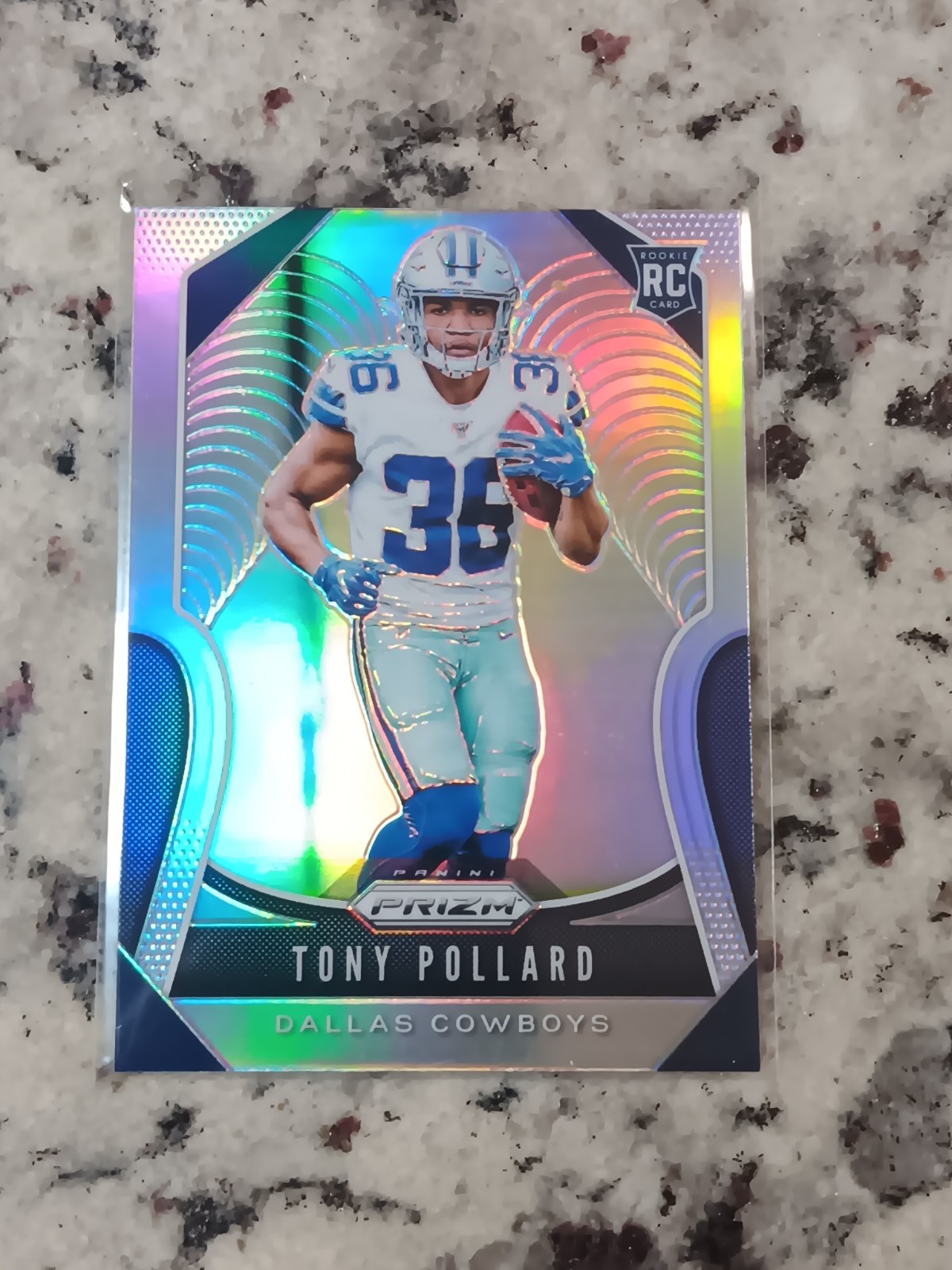 2019 Panini Prizm - Rookies Tony Pollard #339 Silver Prizm (RC) Cowboys