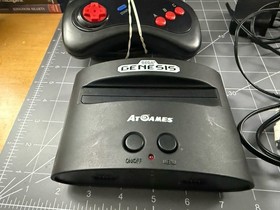 ATGames Sega Genesis Classic Game Console + QuickShot Controller AV Cables