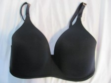 NWT Women's SOMA Black Padded Wireless BRA Size 36DD