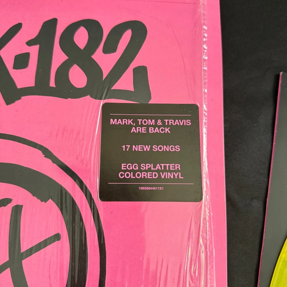 Blink-182 ONE MORE TIME… Egg Splatter Limited Edition Color Vinyl Record - Image 2 of 4