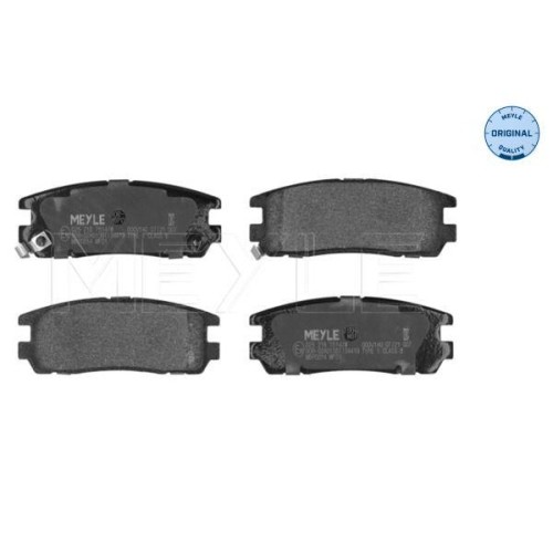 Plaquettes de frein Meyle 0252187514W pour Isuzu et Opel
