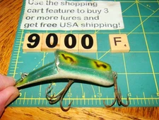 V9000 F KAUTZKY TOP IKE SURFACE LAZY IKE WOODEN FISHING LURE