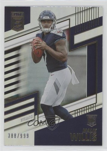 2022 Panini Donruss Elite Rookies 388/999 Malik Willis #102 3c2 - Picture 1 of 3