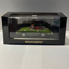 Porsche 356C Cabriolet 1965 Color Green Manufacturer Mini Champs Brand New 1 43